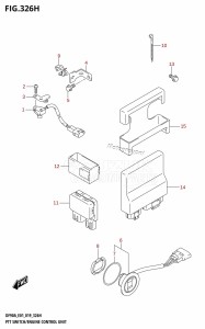 DF90A From 09003F-910001 (E40)  2019 drawing PTT SWITCH /​ ENGINE CONTROL UNIT (DF100B:E40)