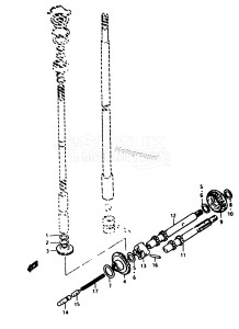 DT5 From d-10001 ()  1983 drawing TRANSMISSION