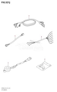 DF70A From 07003F-310001 (E01 E40)  2013 drawing OPT:HARNESS (DF90ATH:E01)