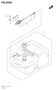 04004F-340001 (2023) 40hp E34-Italy (DF40AST) DF40A drawing FUEL TANK (E01,E11,E34,E40)