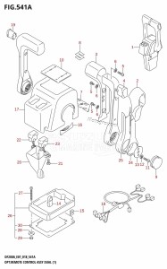 DF200A From 20003F-810001 (E01 E40)  2018 drawing OPT:REMOTE CONTROL ASSY DUAL (1)