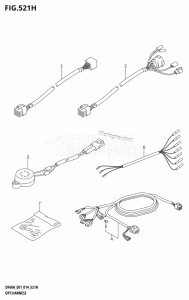 DF60A From 06003F-410001 (E01 E40)  2014 drawing OPT:HARNESS (DF60A:E40)