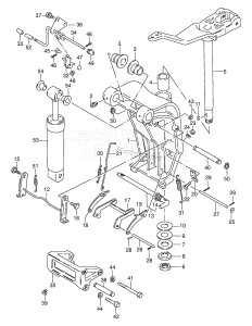 DT55 From 05501-581001 ()  1995 drawing SWIVEL BRACKET (DT55CQ /​ 65CQ)