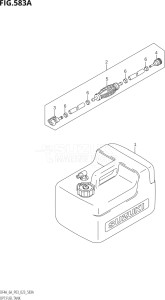 00603F-340001 (2023) 6hp P03-U.S.A (DF6A) DF6A drawing OPT:FUEL TANK (DF6A)