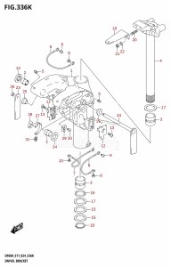 DF50AVT From 05004F-440001 (E03)  2024 drawing SWIVEL BRACKET (DF40ASVT)