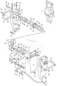 DT150 From 15003-971001 ()  1999 drawing OPT:TOP MOUNT DUAL (2)