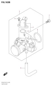 DF9.9B From 00995F-410001 (P03)  2014 drawing THROTTLE BODY (DF9.9BR:P03)