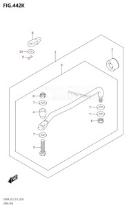 DF90A From 09003F-510001 (E03)  2015 drawing DRAG LINK (DF90ATH:E40)