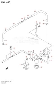 DF150Z From 15002Z-210001 (E03)  2012 drawing FUEL PUMP (DF175T:E03)