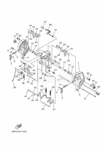 F25DMH drawing FRONT-FAIRING-BRACKET