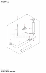 DF60A From 06003F-040001 (E01 E03 E11 E40)  2020 drawing OPT:WATER PRESSURE GAUGE SUB KIT