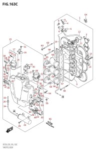 DF200Z From 20002Z-610001 (E03)  2016 drawing THROTTLE BODY (DF225T:E03)