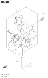 02002F-240001 (2022) 20hp E03 P03-USA (DF20A  DF20A  DF20A    DF20AT  DF20AT    DF20ATH  DF20ATH) DF20A drawing THROTTLE BODY (DF9.9BT,DF20AT)