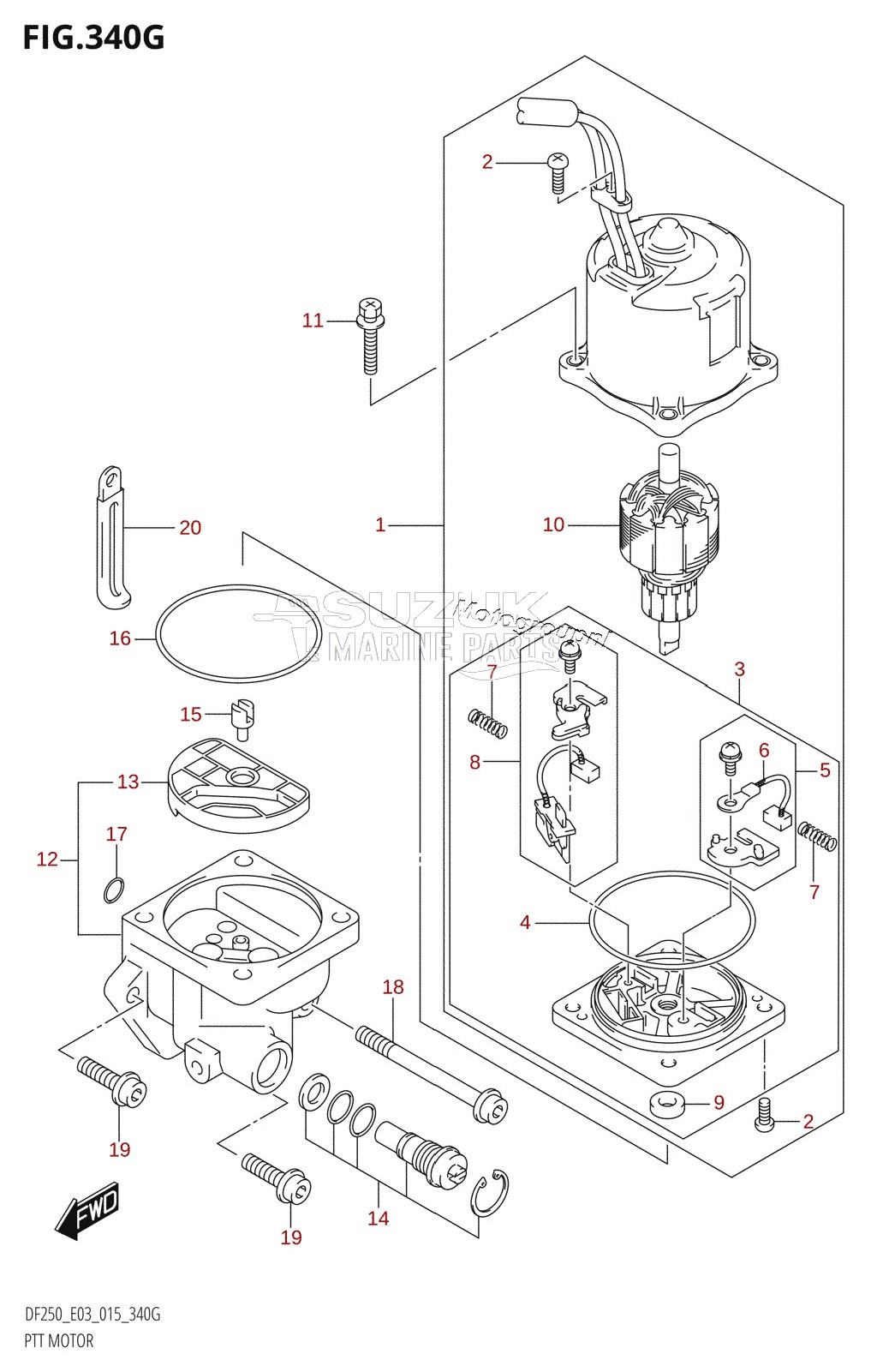 PTT MOTOR (DF200T:E03:L-TRANSOM)