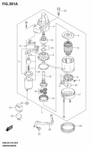 DF8A From 00801F-410001 (P01)  2014 drawing STARTING MOTOR