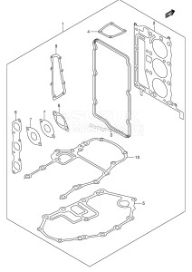 DF25Q From 02501F-510001 ()  2005 drawing OPT:GASKET SET