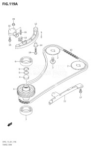 09001F-880001 (2008) 90hp E01-Gen. Export 1 (DF90TK8) DF90 drawing TIMING CHAIN