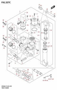 DF350A From 35001F-040001 (E01 E03  -)  2020 drawing TRIM CYLINDER (DF350A,DF325A,DF300B)