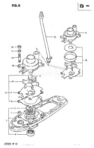 DT75 From 07501-301001 till 302337 ()  1978 drawing WATER PUMP