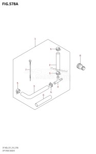 DF100A From 10003F-310001 (E01 E40)  2013 drawing OPT:TRIM SENDER