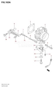 DF70 From 07001F-151001 (E01 E40)  2001 drawing THROTTLE BODY