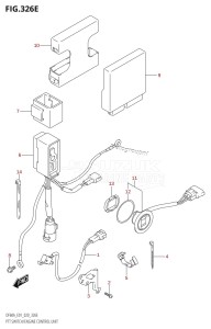 DF40A From 04003F-040001 (E01)  2020 drawing PTT SWITCH /​ ENGINE CONTROL UNIT (DF60A:E01,DF60ATH:E01)