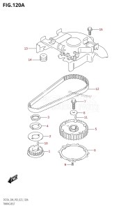 DF25A From 02504F-340001 (P03)  2023 drawing TIMING BELT