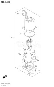 14003Z-710001 (2017) 140hp E11 E40-Gen. Export 1-and 2 (DF140AZ) DF140AZ drawing PTT MOTOR (DF115AT:E11)