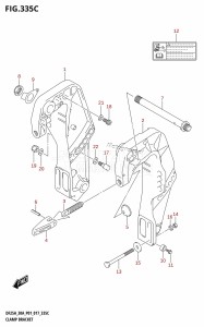 DF25A From 02504F-710001 (P01)  2017 drawing CLAMP BRACKET (DF25AT:P01)