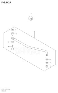 01502F-680001 (2006) 15hp P03-U.S.A (DF15K6) DF15 drawing DRAG LINK (DF9.9R)