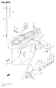 DF175T From 17502F-210001 (E01 E40)  2012 drawing GEAR CASE (DF175T:E01)