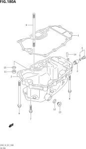 04001F-510001 (2005) 40hp E01-Gen. Export 1 (DF40QHK5  DF40TK5) DF40 drawing OIL PAN