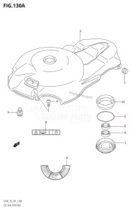 DF70 From 07001F-980001 (E40)  2009 drawing OIL SEAL HOUSING