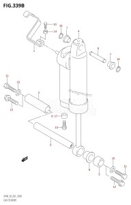 DF40 From 04001F-031001 (E11)  2013 drawing GAS CYLINDER ((DF40QH,DF50WQH):(K1,K2,K3,K4,K5,K6,K7,K8,K9,K10),DF50QH:(K1,K2,K10))