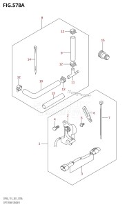 DF100 From 10002F-110001 (E01)  2011 drawing OPT:TRIM SENDER