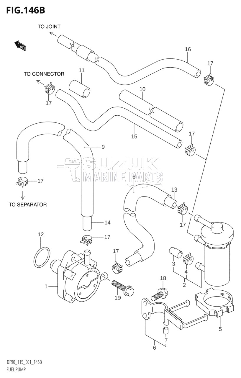 FUEL PUMP (DF90T:(K6,K7,K8),DF100T,DF115T:(K6,K7,K8,K9,K10,011),DF115Z)