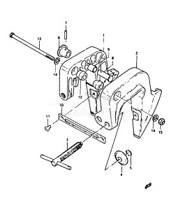 DT7.5 From d-10001 ()  1983 drawing CLAMP BRACKET