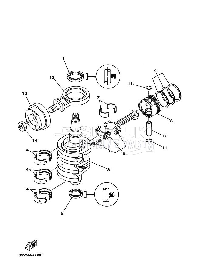 CRANKSHAFT--PISTON