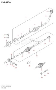 DF140 From 14001F-680001 (E03)  2006 drawing FUEL HOSE