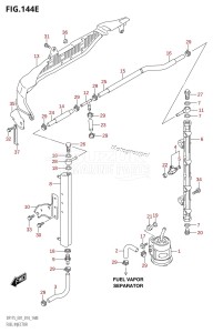 DF150 From 15002F-410001 (E01 E40)  2014 drawing FUEL INJECTOR (DF150Z:E01)