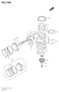 DF150 From 15002Z-910001 (E40)  2019 drawing CRANKSHAFT