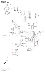 DF90A From 09003F-110001 (E03)  2011 drawing CLUTCH SHAFT