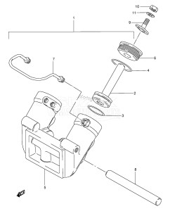 DT75MQ From 07501-351001 ()  1993 drawing TRIM CYLINDER (TC,WT ~MODEL:94)