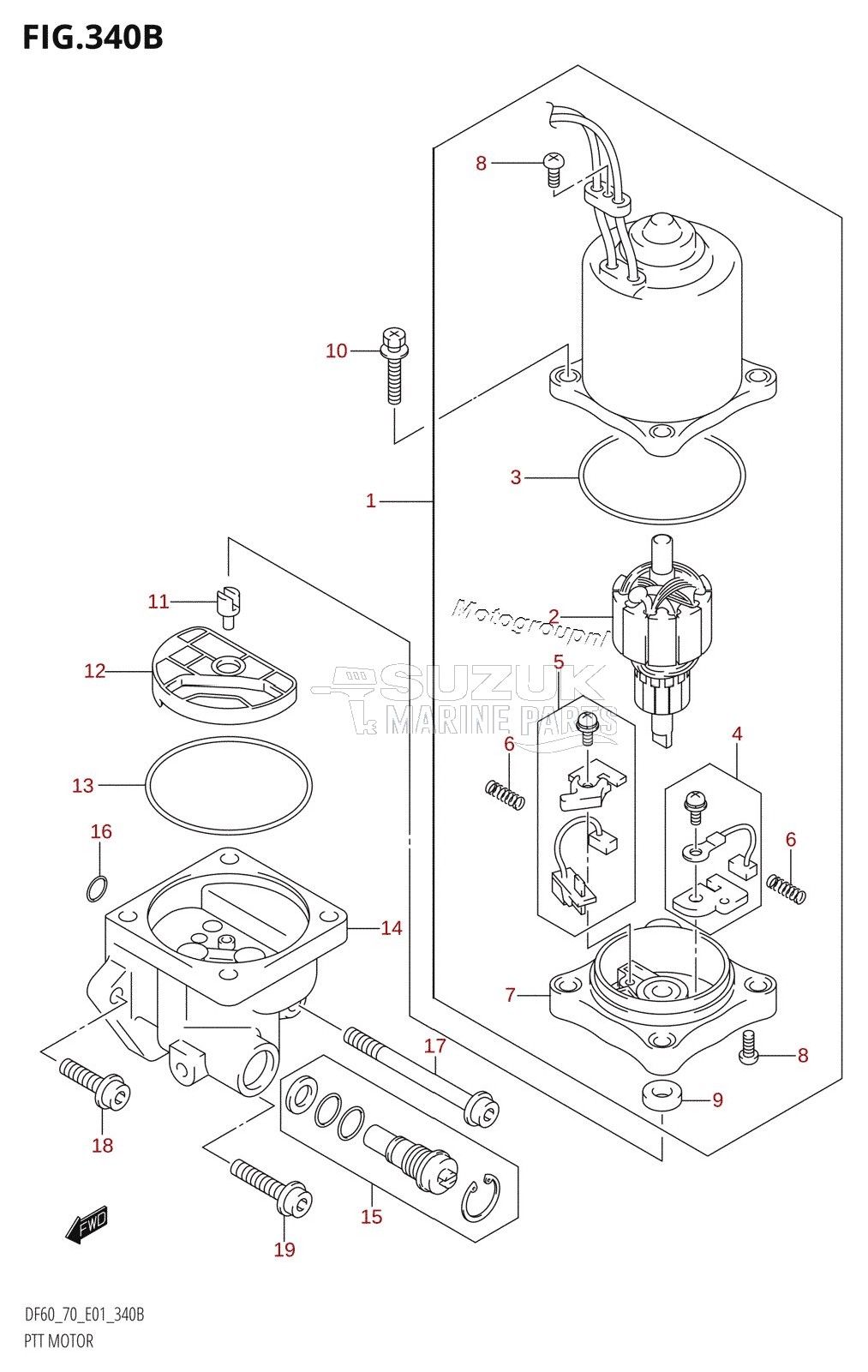 PTT MOTOR (K1,K2,K3,K4,K5,K6,K7,K8,K9)