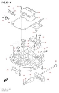 DF90A From 09003F-510001 (E01 E40)  2015 drawing ENGINE HOLDER (DF90ATH:E40)