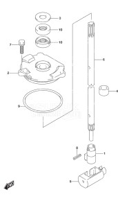 DF 115A drawing Shift Rod