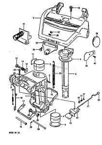 DT30 From 03001-581001 ()  1986 drawing SWIVEL BRACKET