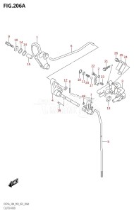 DF25A From 02504F-040001 (P03)  2020 drawing CLUTCH ROD (DF25A,DF25ATH,DF30ATH)