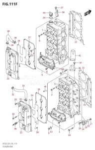 DF200 From 20002F-610001 (E01 E40)  2016 drawing CYLINDER HEAD (DF225T:E40)