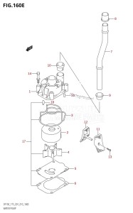 DF175T From 17502F-310001 (E01 E40)  2013 drawing WATER PUMP (DF175T:E01)